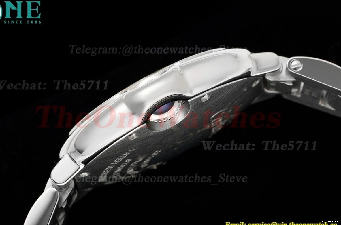 Ballon SS Bleu Ladies 33mm A076 Cartier 3KF De Dia SS Wht 1218